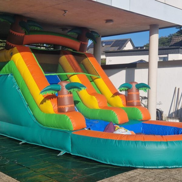 Hüpfburg - Wasserrutsche mieten (XXL)