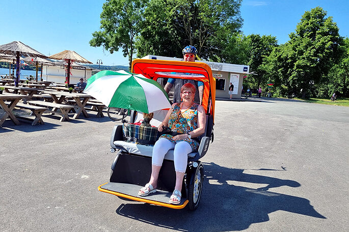 Rikscha Fahrt